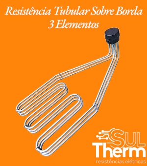 tubular sobre borda 3 elementos tipo M