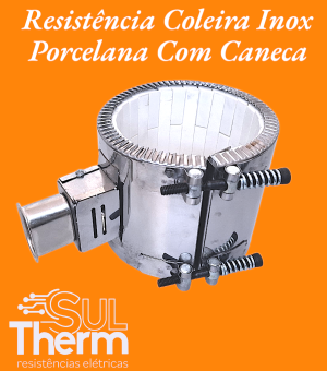 resistência coleira porcelana com caneca