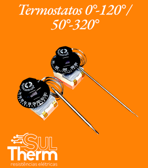 Termostatos 0° a 120° - 50° a 320°